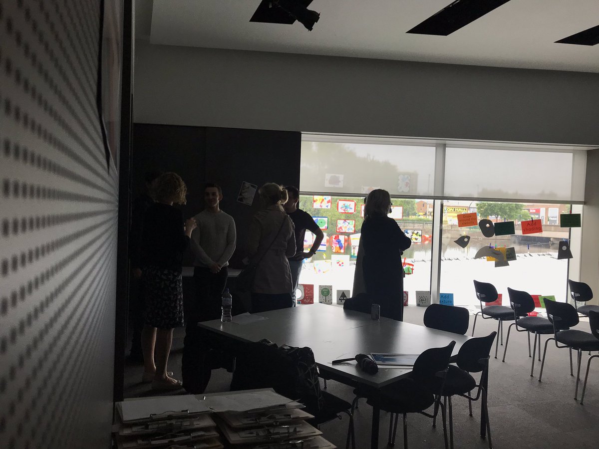 GoHigherWY's tweet photo. We’re at @HepworthGallery tonight as part of the Art Walk, exhibiting short animations made by students from @StWilfridsCHS &amp; @cockburnschool. The ’From HEre to tHEre’ project explored students’ perceptions of Higher Education. Come along and see some of their fantastic work 🎓 https://t.co/jHhtmHipTl