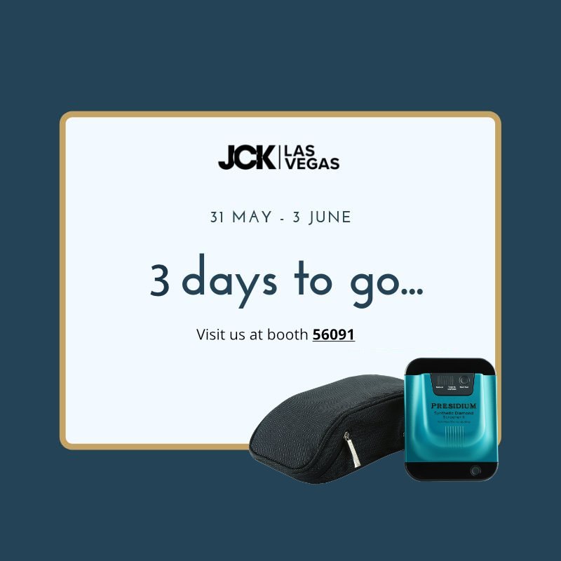 askPresidium's tweet photo. There’s 3 days to go until @JCKEvents and we’re delighted to be showcasing our SDS II diamond screener. It is a portable desktop diamond verification instrument suitable for both loose and mounted stones, including melees as small as 0.02ct. Visit us at our stand. https://t.co/zY0NkLeyKE