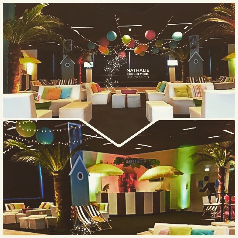 NCDecors's tweet photo. Ce weekend nous étions au Stade Océane pour une soirée entreprise Summer Paradise ☀️🌴

👨🏻‍🍳 Coisy Traiteur
🎸 TuXedo Live Music

#nathaliecrochemoredecoration #decoration #scenographie #event #soiree #night #entreprise #professionnel #summer #paradise #love #lehavre #normandie https://t.co/bylG4SUihz