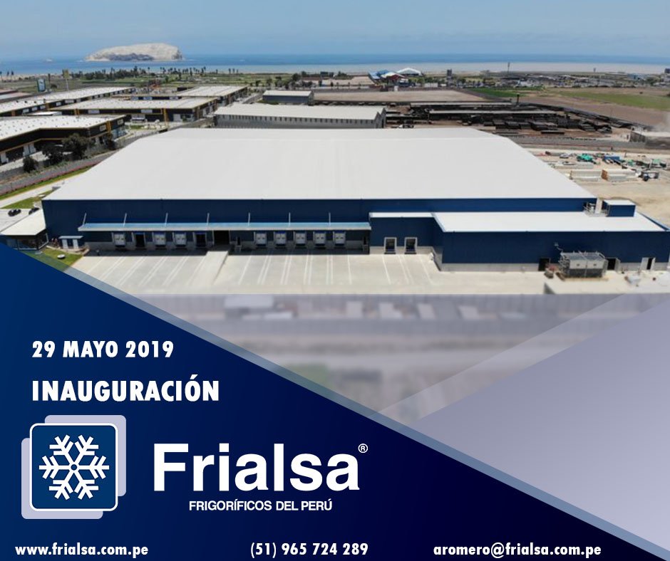 Hoy 29 de mayo realizamos la inauguración de nuestro primer #CEDIS en #Latinoamérica FRIALSA PERÚ
Acércate a nosotros para más información sobre nuestros servicios.
¡Bienvenidos a #Frialsa #Perú!