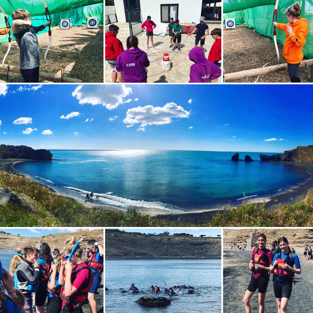 qphschester's tweet photo. Day 4 #PGLTrip #snorkelling at Cap D’Agde beach followed by #archery and initiative exercises
#newskillset #watersports #problemsolving #adventure #teamwork #funpackedday #halfterm #mimosa2019 #France #teamqphs #wishyouwerehere #noquestion @QPHS_Maths https://t.co/6UFFgmvlY4