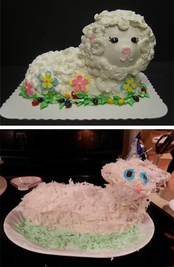 fivefortweeting's tweet photo. Baking a Cake you Saw off Pinterest๐ #HighExpectationsThenDisappointed https://t.co/RcUZPl4S1G