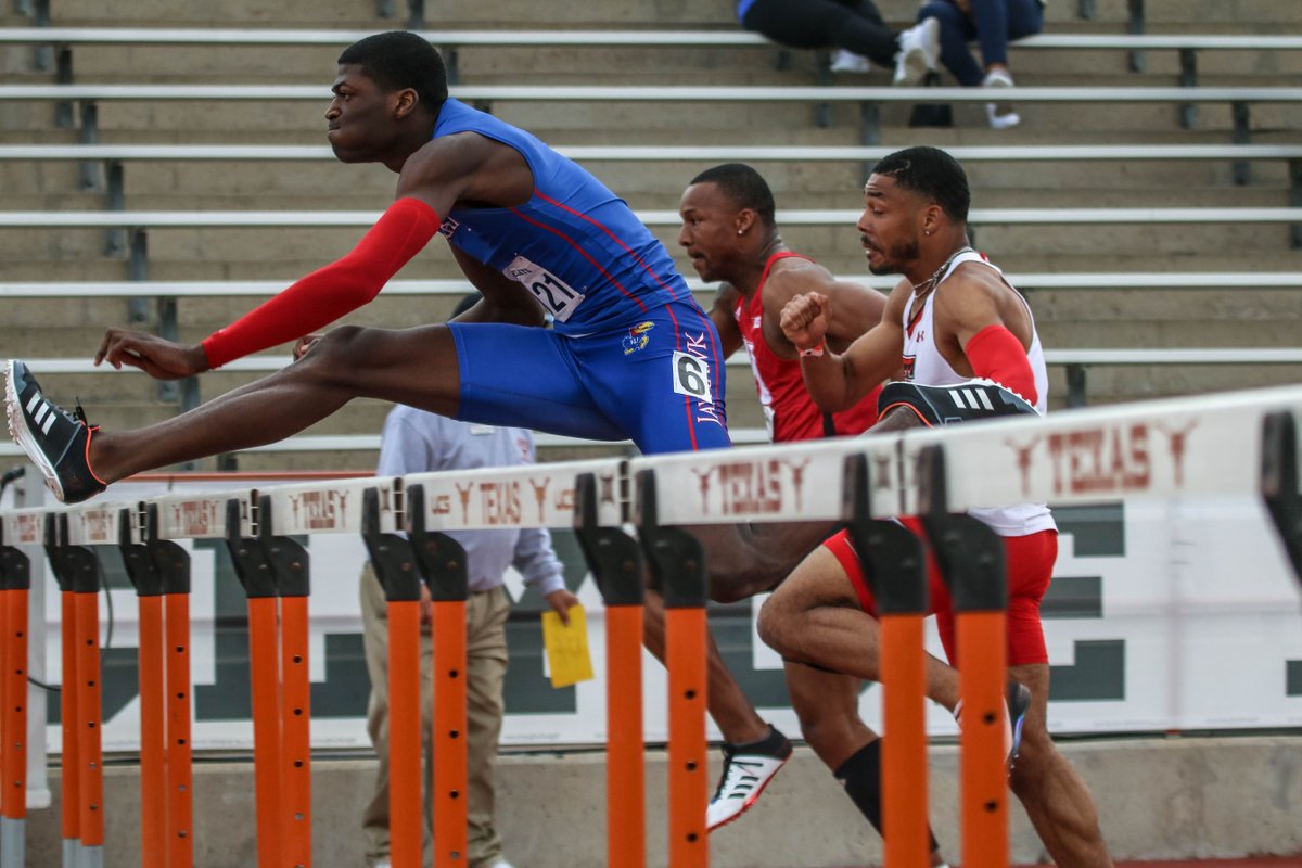kansastfxc's tweet photo. ⚠️ PHENOMENAL FRESHMEN ⚠️

Three #KUtrack rookies qualified for the #ncaaTF Outdoor Championships next week in Austin ⤵️

◻️ Zach Bradford (PV)      
◻️ Cordell Tinch (110 Hurdles)
◻️ Treyvon Ferguson (TJ) https://t.co/UDY7HIOmRz