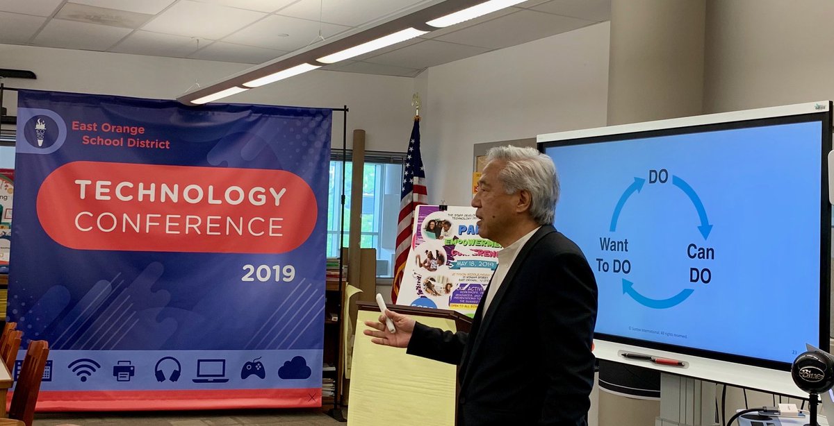 AboutImpact's tweet image. One of d most motivated leaders ⁦@Ms_Fraser_⁩  &amp;amp; Kenya Moncur - invite ⁦@RobertSun24⁩ to share success of ⁦@FirstInMath⁩ at #eosdtechconf2019 - deep interaction with star coaches.