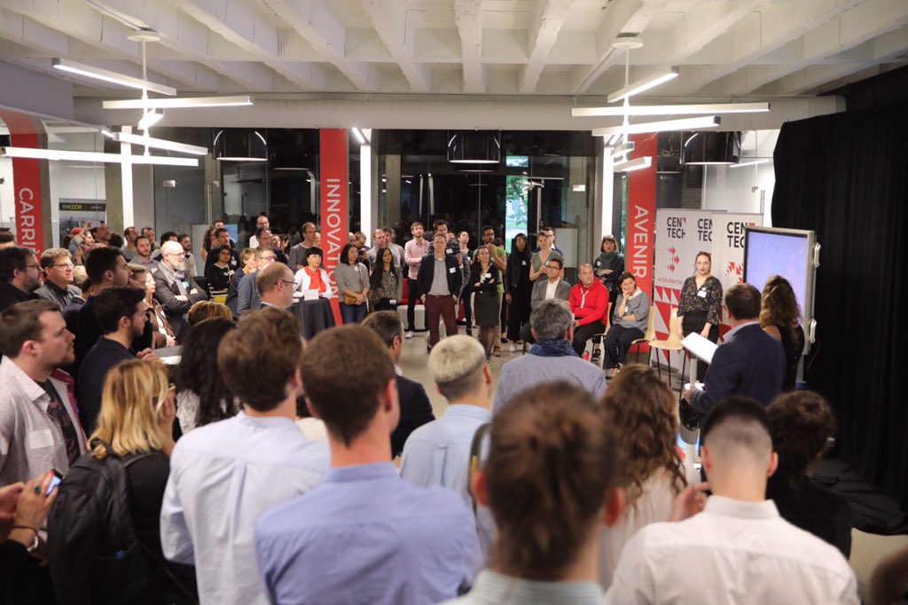 franckytrichet's tweet photo. Inauguration à Montréal du studio de l’Ecole de Design de Nantes implanté au cœur de l’incubateur d’entreprises innovantes @CentechMTL de @etsmtl ! Bravo à @sgouret et toute l’équipe @lecolededesign pour cette aventure qui fait rayonner Nantes ! https://t.co/AcmMQDQgGg