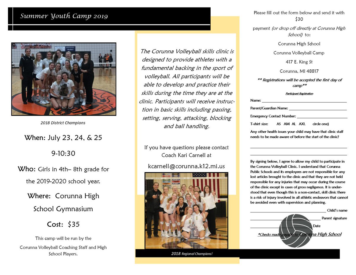 Corunna Volleyball tweet media