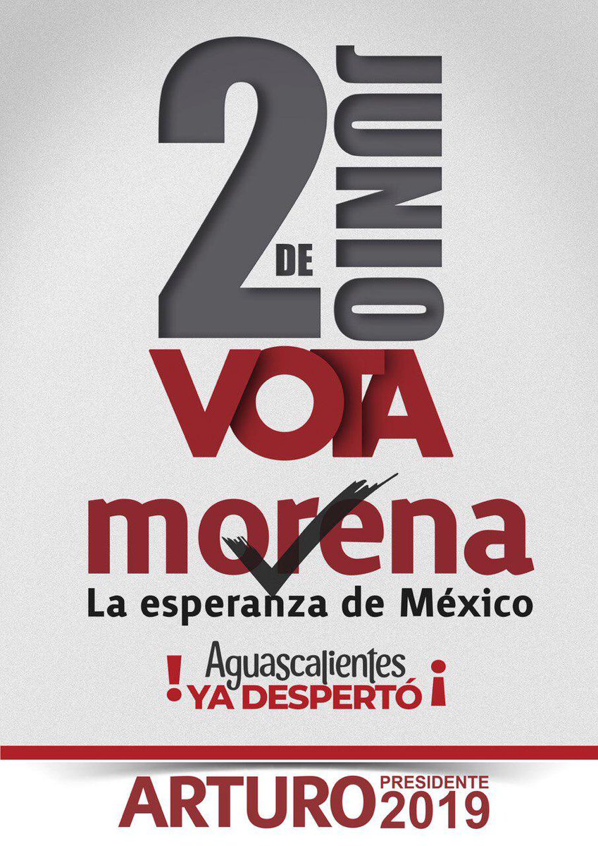 arturoavila_mx's tweet photo. ♥️ Like si vas a votar por Morena este domingo.

#ArturoPresidente https://t.co/RuTJMyOVNq