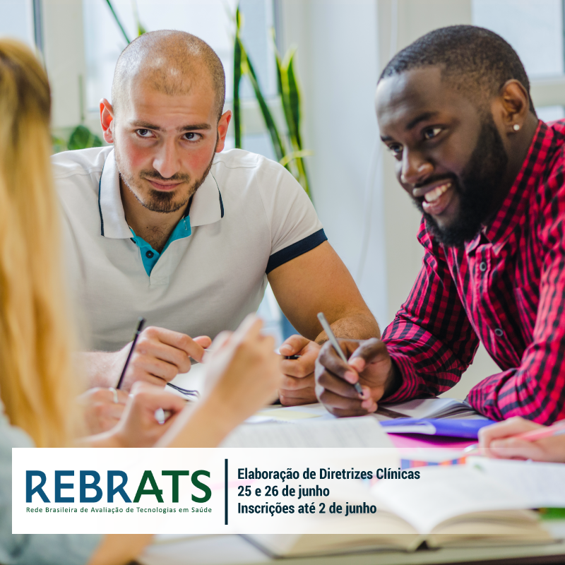 RebratsBrasil's tweet photo. #REBRATS abre seleção para 15 vagas na Oficina de Capacitação em Elaboração de Diretrizes Clínicas, promovida pelo @minsaude em parceria com o @hospitalalemao, por meio do #PROADISUS. Inscrições até 2 de junho! ⏱️📝 https://t.co/KoJSJjNRvL https://t.co/8jCOuccGye