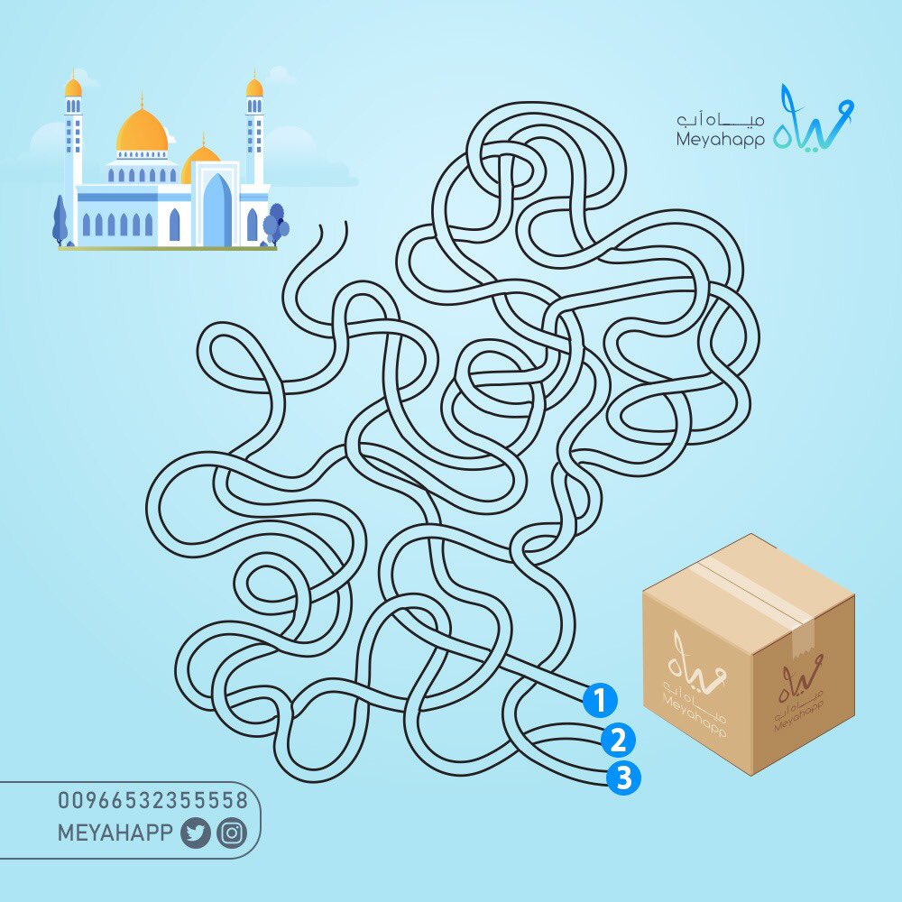 Meyahapp's tweet photo. اصدقاء #مياه_آب تقدرون توصلون كرتون المياه الى المسجد🕌🚚🤔 https://t.co/s4wTkRHpRI