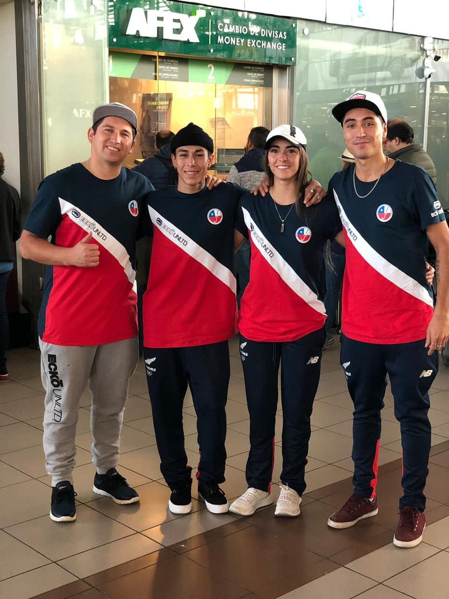 rollersportsCL's tweet photo. Primera participación de la Selección de Skateboarding en gira World Skate/ SLS 2019 en Londres. Con puntuacion para Juegos Olimpico Tokio 2020 https://t.co/sRlvGZG4jV https://t.co/yO0l83jlYq