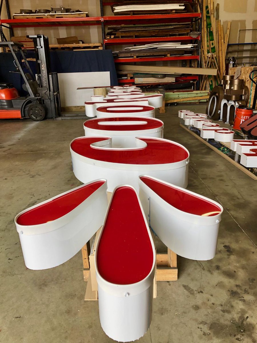 We’re very font of sign letters because they’re just our type, ok? 😂
It’s always a FAB day in the shop 👍🏼 
#scasigngroup #welovesigns #houstonsigns #houstontx #houstonbusinessowners #houstonbusiness #supportlocal #signfabrication