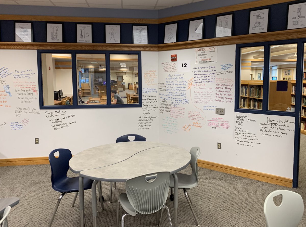 MrSebestyen_HHS's tweet photo. Shout out to @mrsfagnilli_bhs and her 6th period class for the awesome work with their silent discussion on The Great Gatsby in @brigettahannah think tank! #BWConnects https://t.co/kFUF2ShpAd