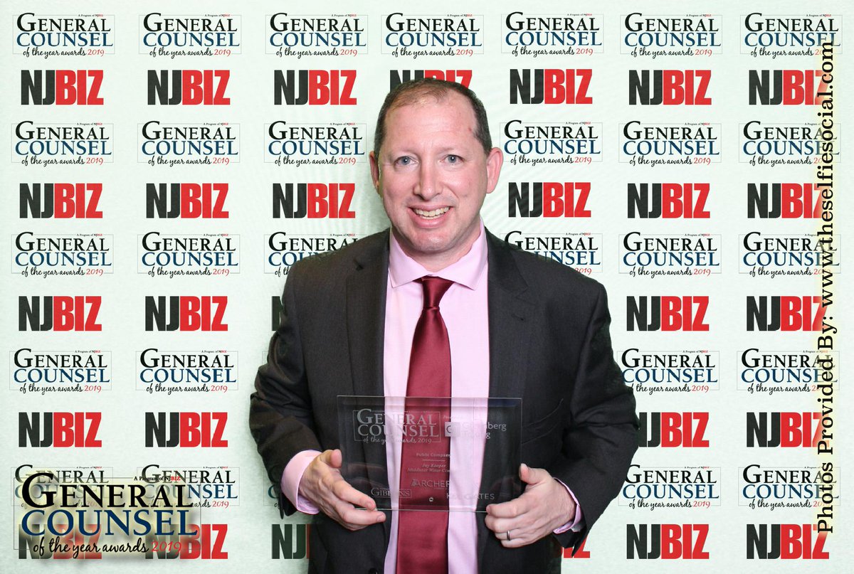 Congratulations to MWC’s Vice President, General Counsel and Secretary, <a href="/jaykooper/">Jay Kooper</a> for being named the winner of the 2019 NJBIZ General Counsel of the Year Awards in the Public Company category. #NJGCA