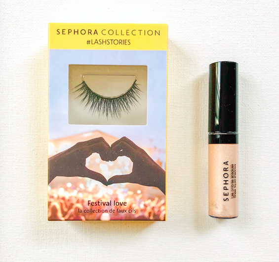 Today's beauty giveaway is Sephora's false lashes in "festival love" and Sheer Liquid Shadow in "pearl" To enter, RT &amp; follow <a href="/davelackie/">dave lackie</a>