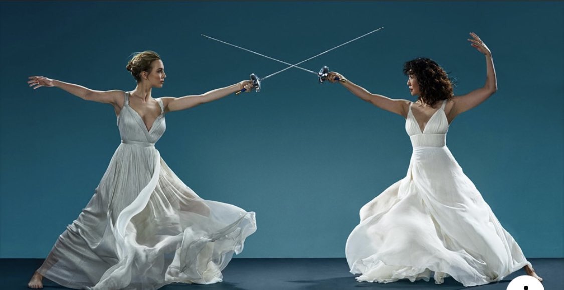 The dance continues - #KillingEve series 2, BBC1 June 8th. I had to be persuaded to watch the first series, now I can’t wait for the next 😊