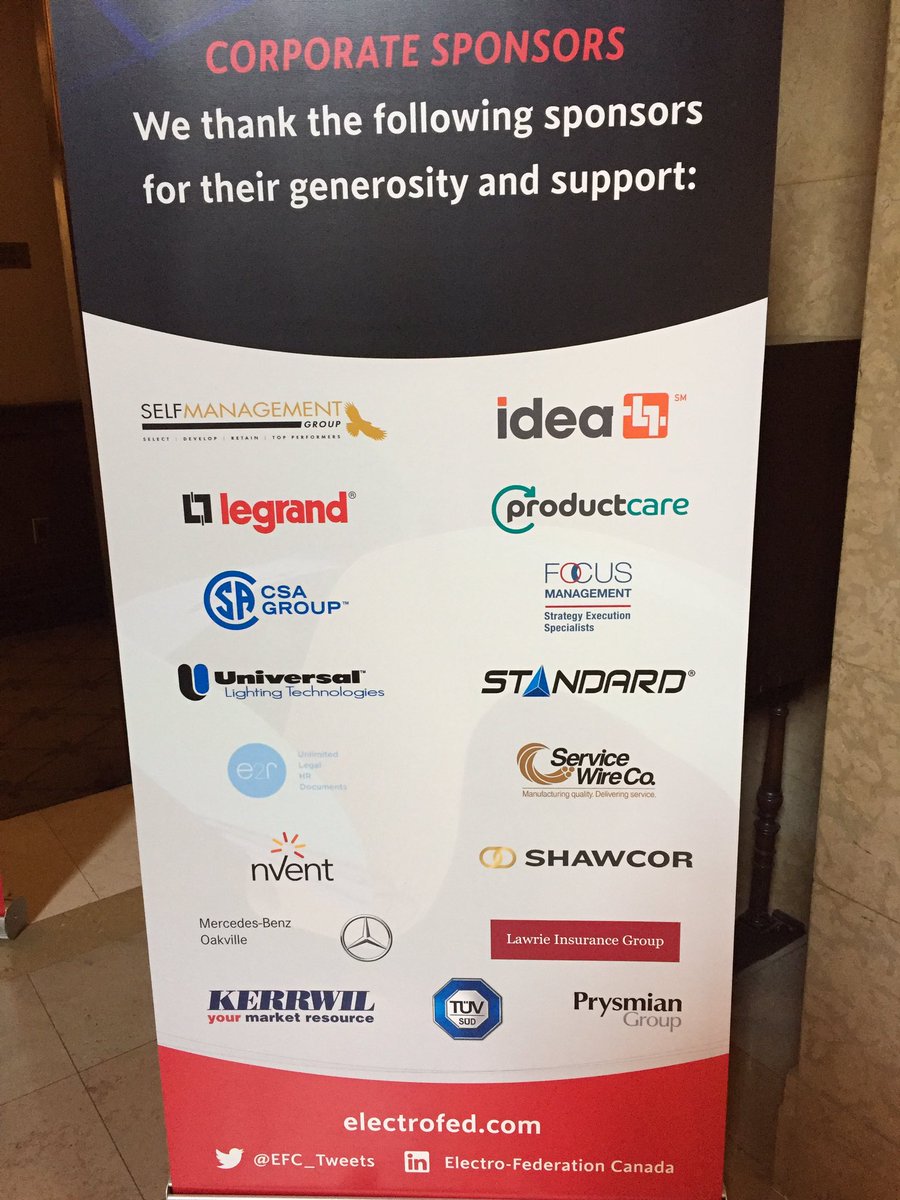 FOCUSMgmt's tweet photo. FOCUS is proud to be a sponsor of the Electrofed Annual Conference in Quebec City this week and to have facilitated their first Manufacturers Group Meeting this morning. https://t.co/h7axIy597J