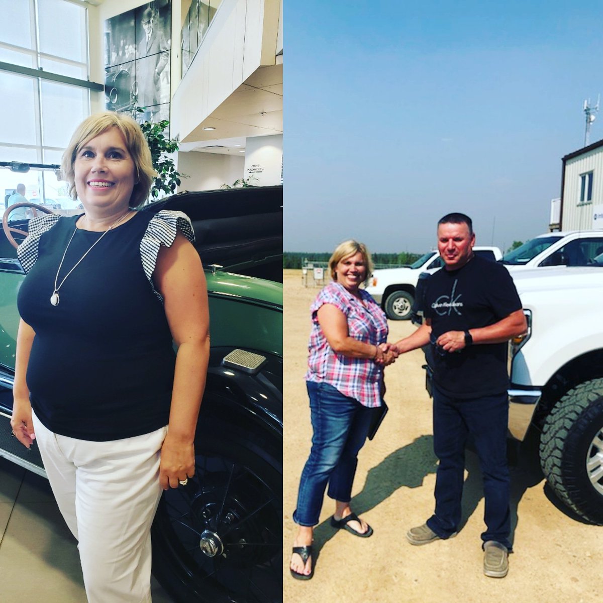 Good morning! Welcome our New Fleet Manager Betty Kearley!! Betty she is an awesome lady, we are happy to have her on our team! 

Looking for someone to go the extra mile🛣️ for you? Betty is your lady! She went and delivered two trucks to InterPipeline Ltd at Conklin yesterday!!