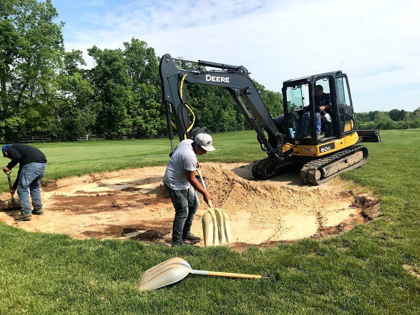 Bluegrass_GCSAA's tweet photo. Capillary Concrete Demo @HoustonOaksGC 6/5/19 
9:30 - coffee/donuts, 10 - Install, 11- Lunch @TedFist1 with @CapConGolf will be onsite to answer question and assist with install. View a completed bunker and a new install. please RSVP https://t.co/OqSK0E2XFD or to @kennethdclayton https://t.co/DOSWsTqBZ2