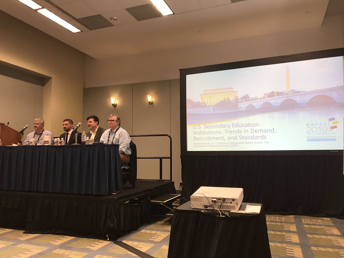 IndianaDevin's tweet image. I love that more #K12 and #Secondary sessions are available at #NAFSA2019 (though I wish I could attend both scheduled at 8:30 this morning)!