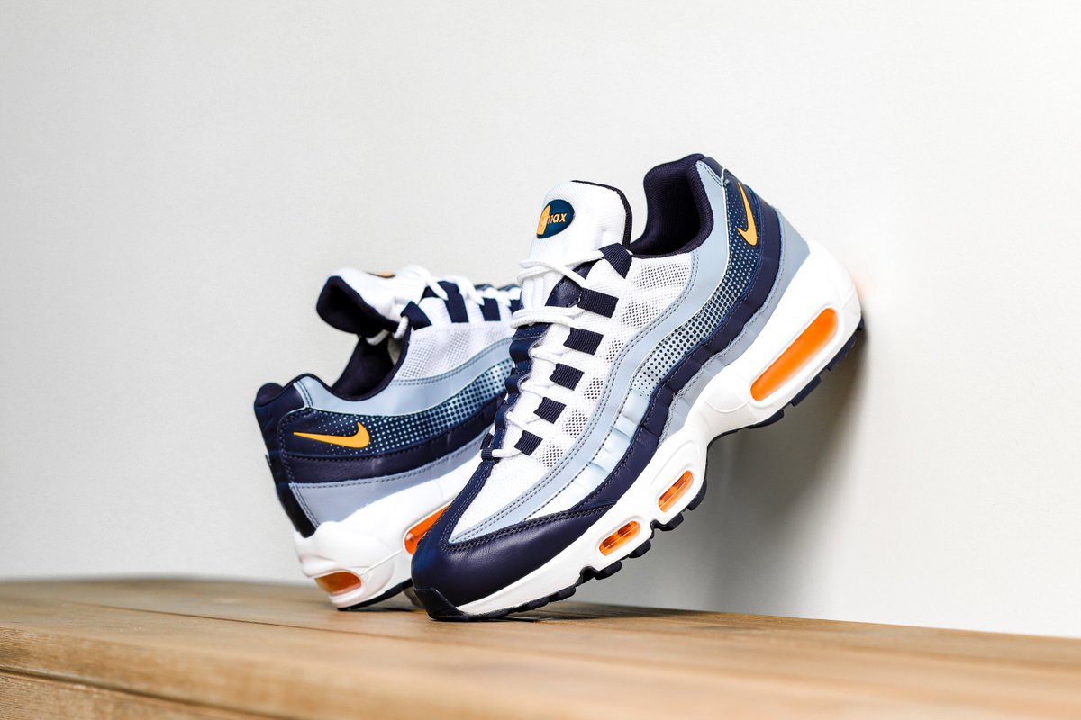 air max 95 midnight navy laser orange