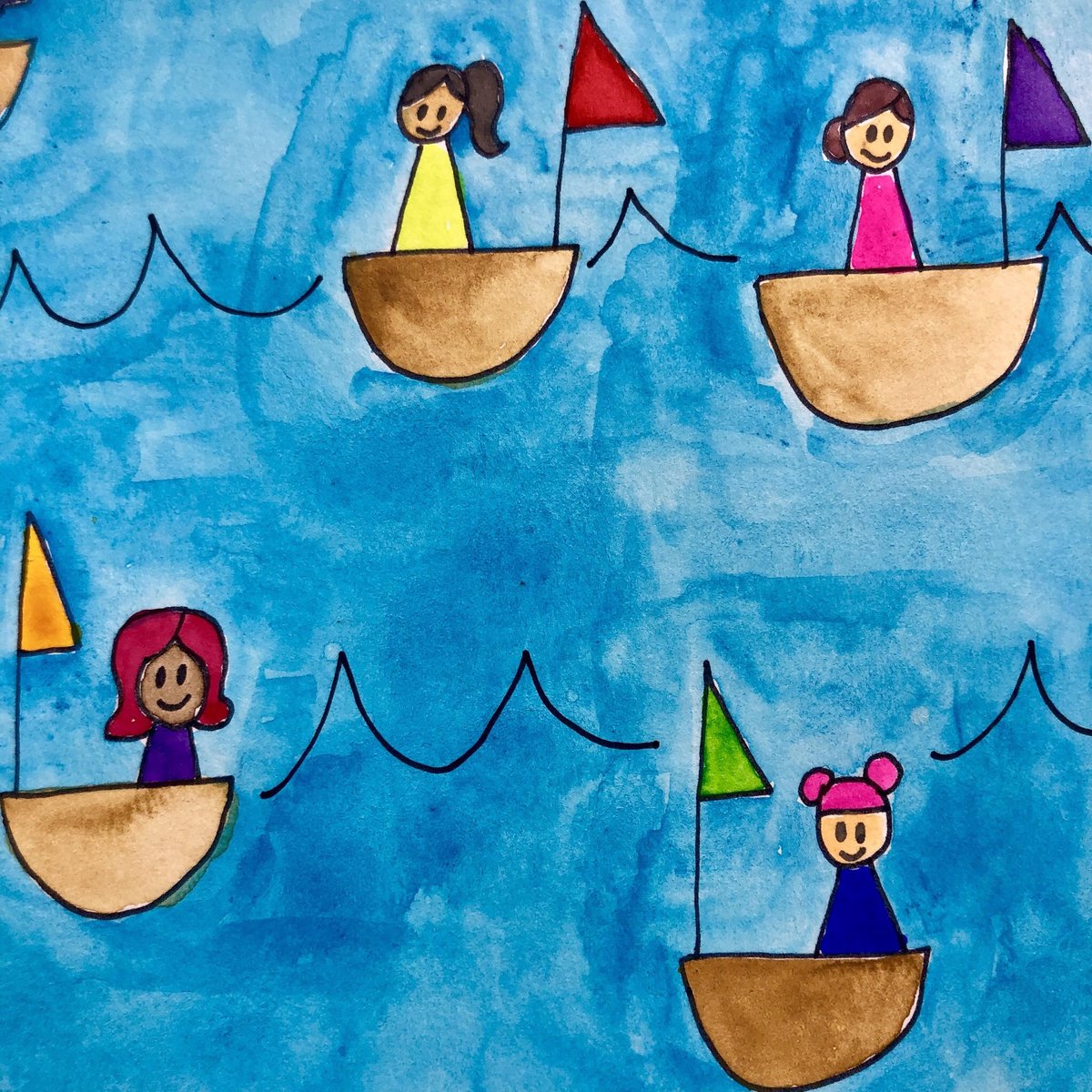 MaritzaParra's tweet photo. A rising tide lifts all boats. ~ JFK . #risingtideliftsallboats #cheerforeachother #optimist #positivethoughts #cooperation #doodle #journal #heartworkjournaling #watercolor #beyourowncheerleader https://t.co/ozIiZSKiYx