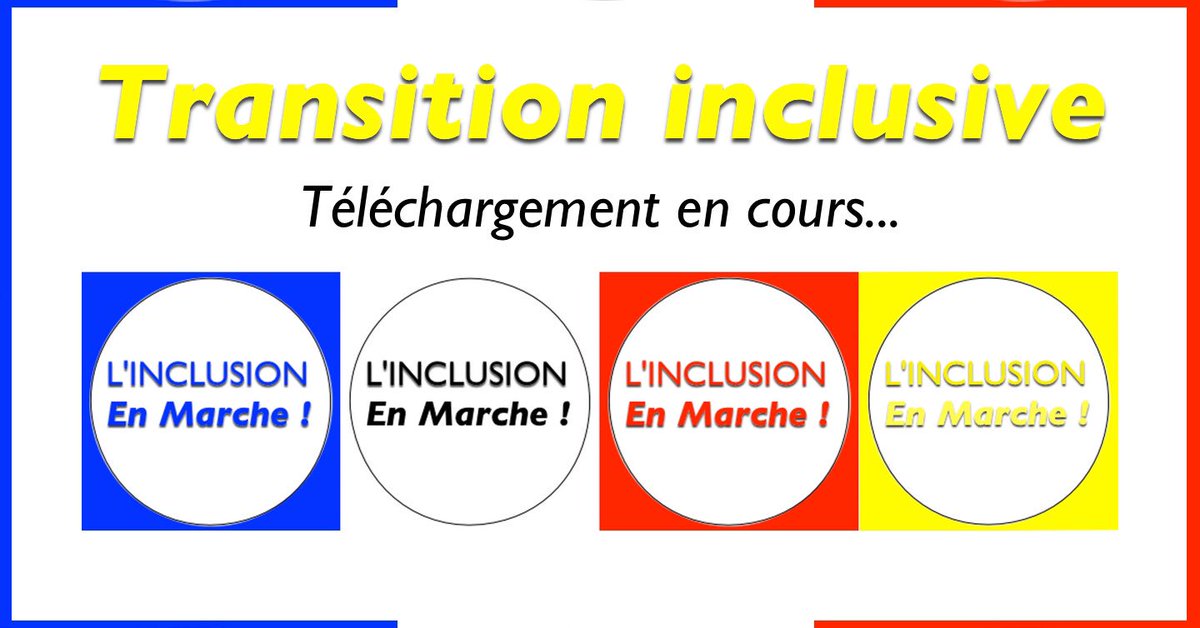 La #TransitionInclusive est en cours de téléchargement en France 🇫🇷 
#WorkInProgress 💪