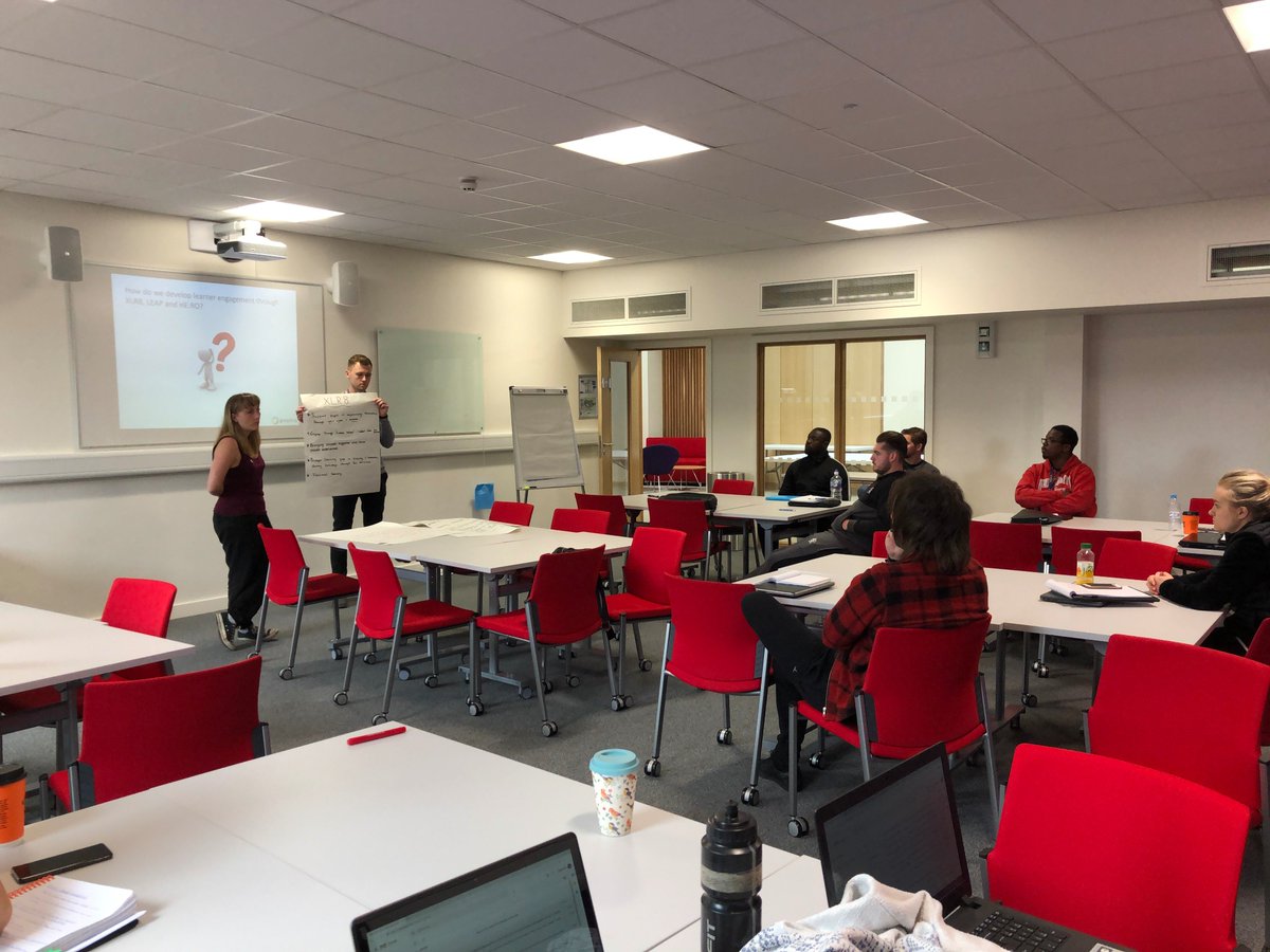 MrsCullum31's tweet photo. Day 2 of @Evolve_Impact Health Mentor Training Programme. Looking at how we can develop learner engagement through our 3 programmes @XLR8camps @Project_HERO and #leap. #wellbeingcompass #mentalhealth #education https://t.co/3xA1VDRFyJ