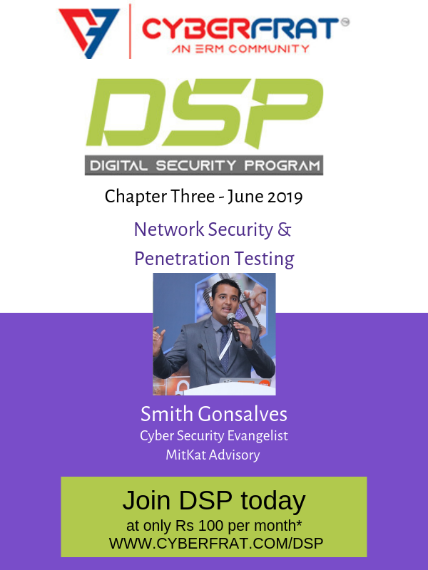CyberFrat's tweet photo. #NETWORKSECURITY &amp; #PenetrationTesting by @Smithgonsalves, #CyberSecurityEvangelist from #MitKatAdvisory. 
#Offensive and #Defensive #Security #Fundamentals #PortScanning #BannerGrabbing #VAPT #PortFiltration #Android #iOS #NetworkAnalysation #Antivirus #AntiMalware #IDS #IPS https://t.co/W2Kw1fDVFZ