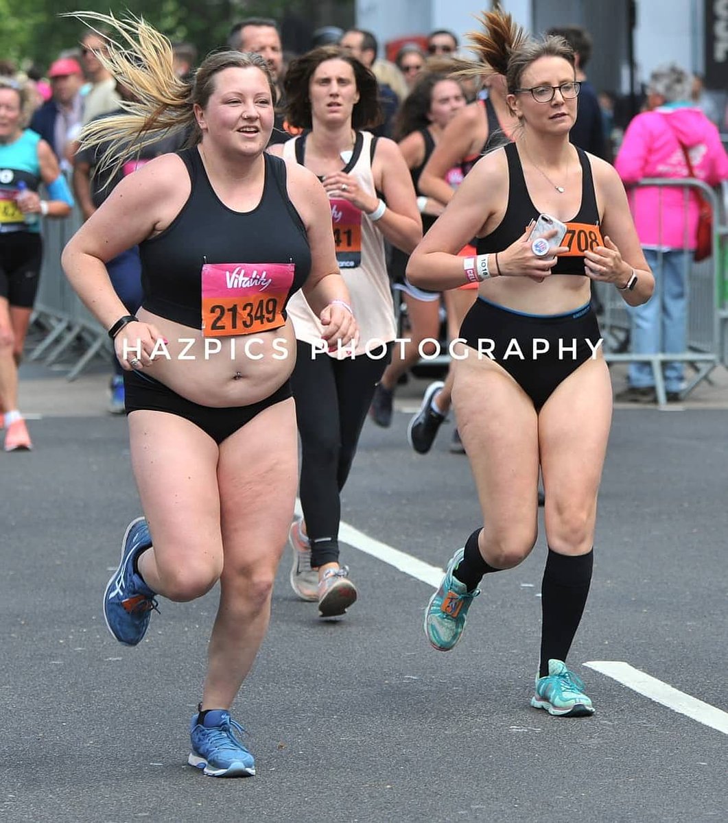 hazpics's tweet photo. Well done to all the women who ran the @London10K in bra and pants #vitality10k #bodypositive #running #sports #Press https://t.co/jgZ9q3aJA8