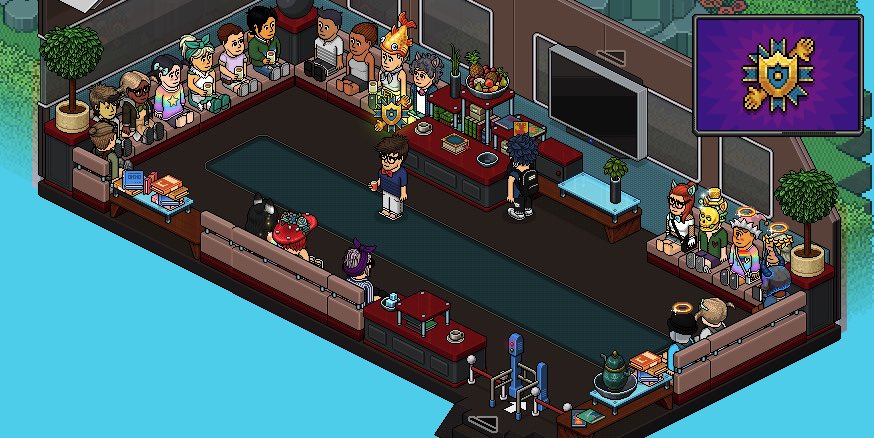 ZarekHabbo's tweet image. We had a lot of fun yesterday at the @Habbo Ambassador Infobus Session! 

Thanks everyone for listening and being involved in the session. 

#MomLookItsMe
#HabboSafety
#LoadTheBus
#HabboAmbs
#HabboConsequences
#IWillFollowTheHabboWay
#TheHabboWay
#HeyLookMaIMadeIt