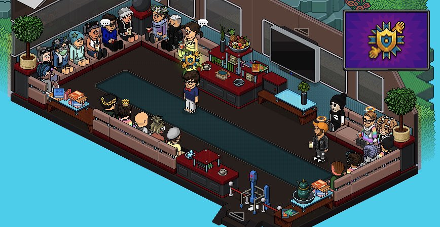 ZarekHabbo's tweet image. We had a lot of fun yesterday at the @Habbo Ambassador Infobus Session! 

Thanks everyone for listening and being involved in the session. 

#MomLookItsMe
#HabboSafety
#LoadTheBus
#HabboAmbs
#HabboConsequences
#IWillFollowTheHabboWay
#TheHabboWay
#HeyLookMaIMadeIt