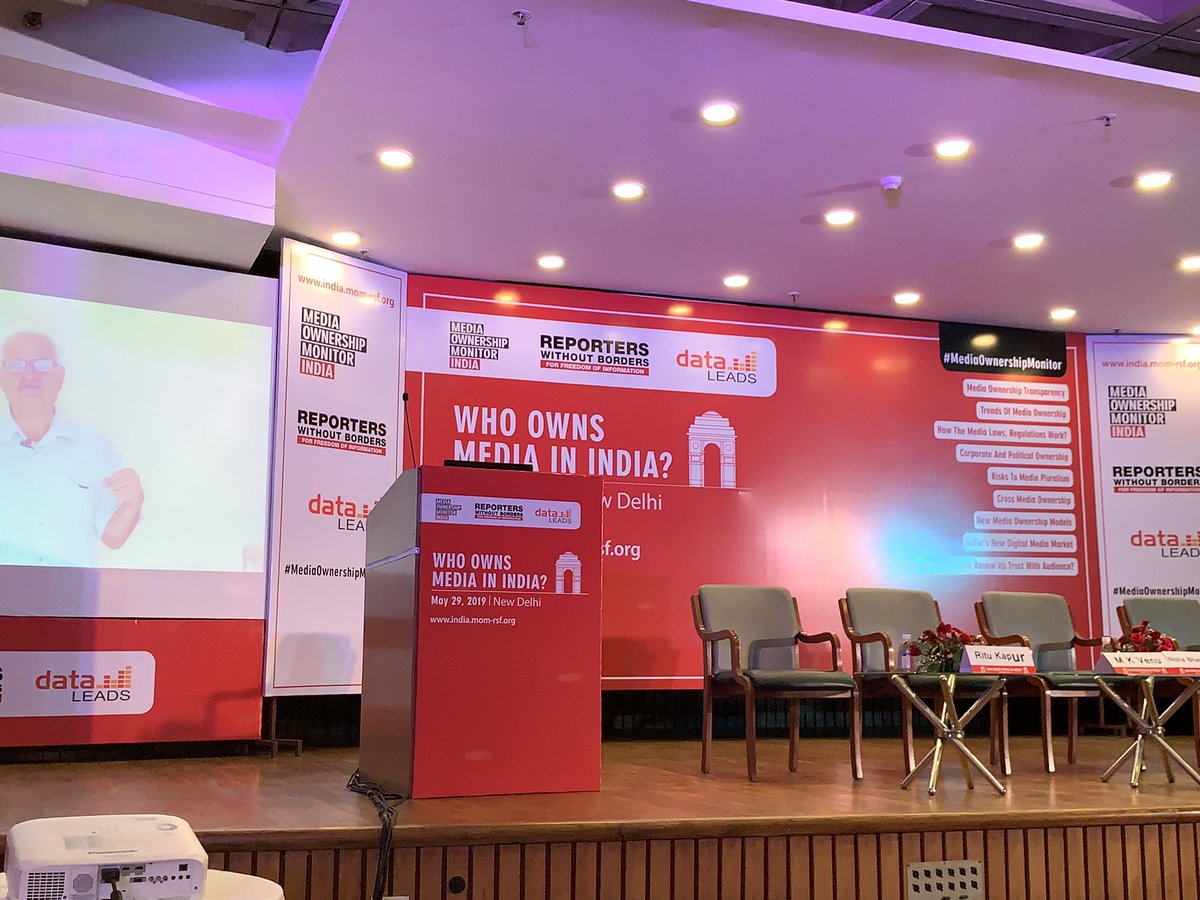 PankajPachauri's tweet image. At #MediaOwnershipMonitor launch in Delhi with old friends and #media practitioners and the team of @data_LEADS