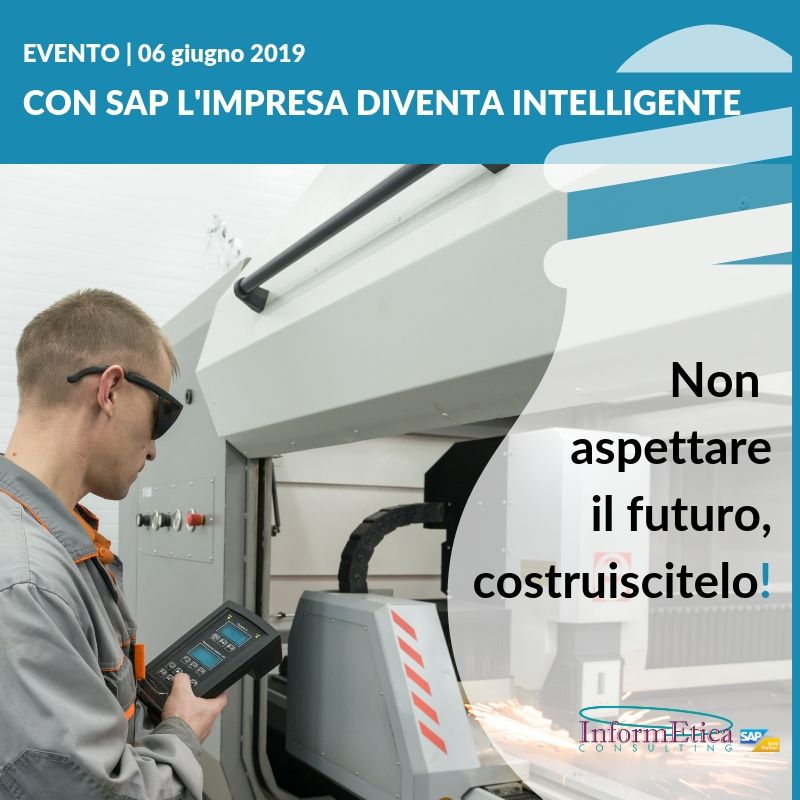 Tiziano Bertoldi di Qualitas Informatica sarà presente all'evento del 06 giugno per parlare del “La digitalizza dei processi produttivi e l’analisi delle performance di fabbrica” Iscriviti informeticons.com/it/con-sap-lim… #sapbusinessone #Manufacturing  #machinery #automotive #innovation