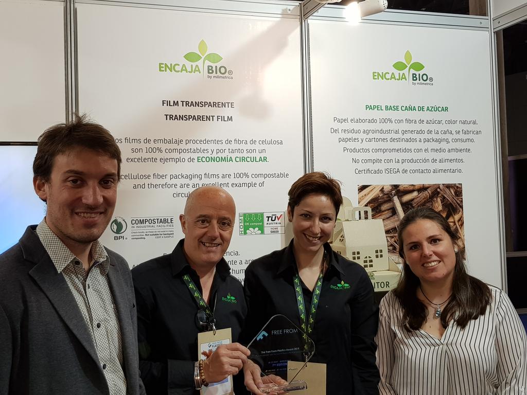 Congrats to our member Encajabio for 'The Free From Plastics Award 2019'. #packaging #circulareconomy #freefromplastic