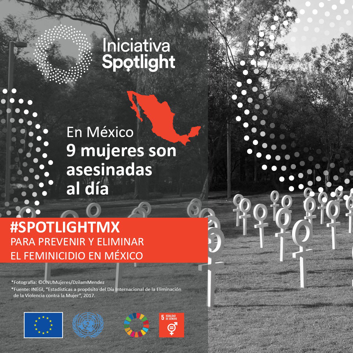 Hoy, en conjunto con <a href="/UEenMexico/">Unión Europea en México 🇪🇺🇲🇽</a>, lanzamos #Spotlight. Para prevenir y eliminar el feminicidio en México. Sigue aquí el streaming a las 11am #SpotLightMX #AltoAlFeminicidio
@BelenSanzLu <a href="/ONUMX/">ONU México</a> <a href="/PNUD_Mexico/">PNUD México</a> <a href="/onumujeresmx/">ONU Mujeres México</a> <a href="/UNFPAMexico/">UNFPA en México</a> <a href="/ONUDHMexico/">ONU-DH México</a> <a href="/unicefmexico/">UNICEF México</a> @UNODC_MX