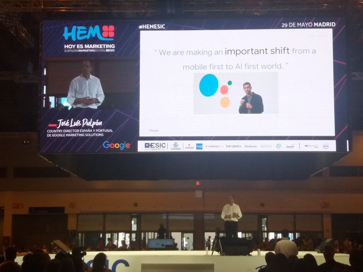 El machine learning y la IA de la mano de <a href="/Google/">Google</a> y Jose Luis Pulpón
#HEMESIC