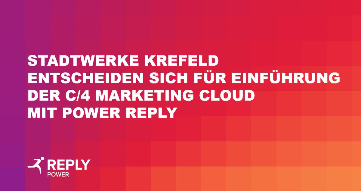 PowerReply's tweet photo. Um zukünftig schneller und gezielter die Bedürfnisse ihrer Kunden zu erfassen und darauf reagieren zu können, stellt die SWK mit @PowerReply ihr Kampagnenmanagement neu auf und umsorgt die Kunden in Zukunft noch besser! #c4marketing #sapc4hana #marketingcloud #digitalization https://t.co/YKI3qgPWJL