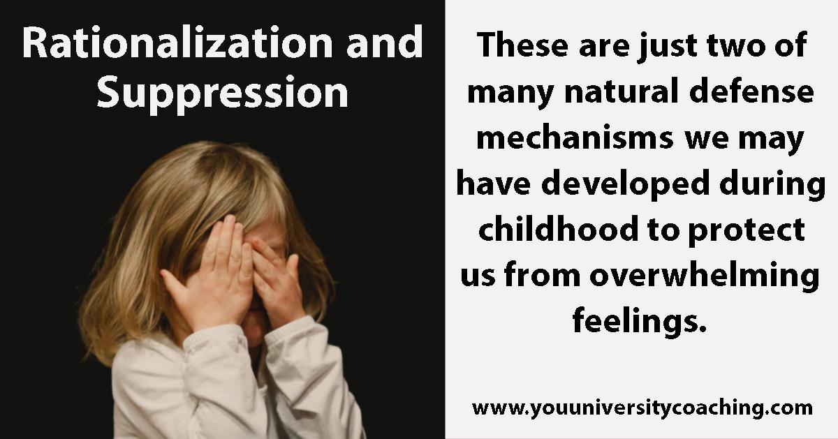 SCavallo1's tweet image. Defense mechanisms are powerful and, in their way, wonderful. Sometimes reality is temporarily too painful and a handy bit of rationalization or suppression is helpful until you are ready to deal with the feelings.

#defensemechanisms #youuniversitycoaching #emotionbasedcoaching