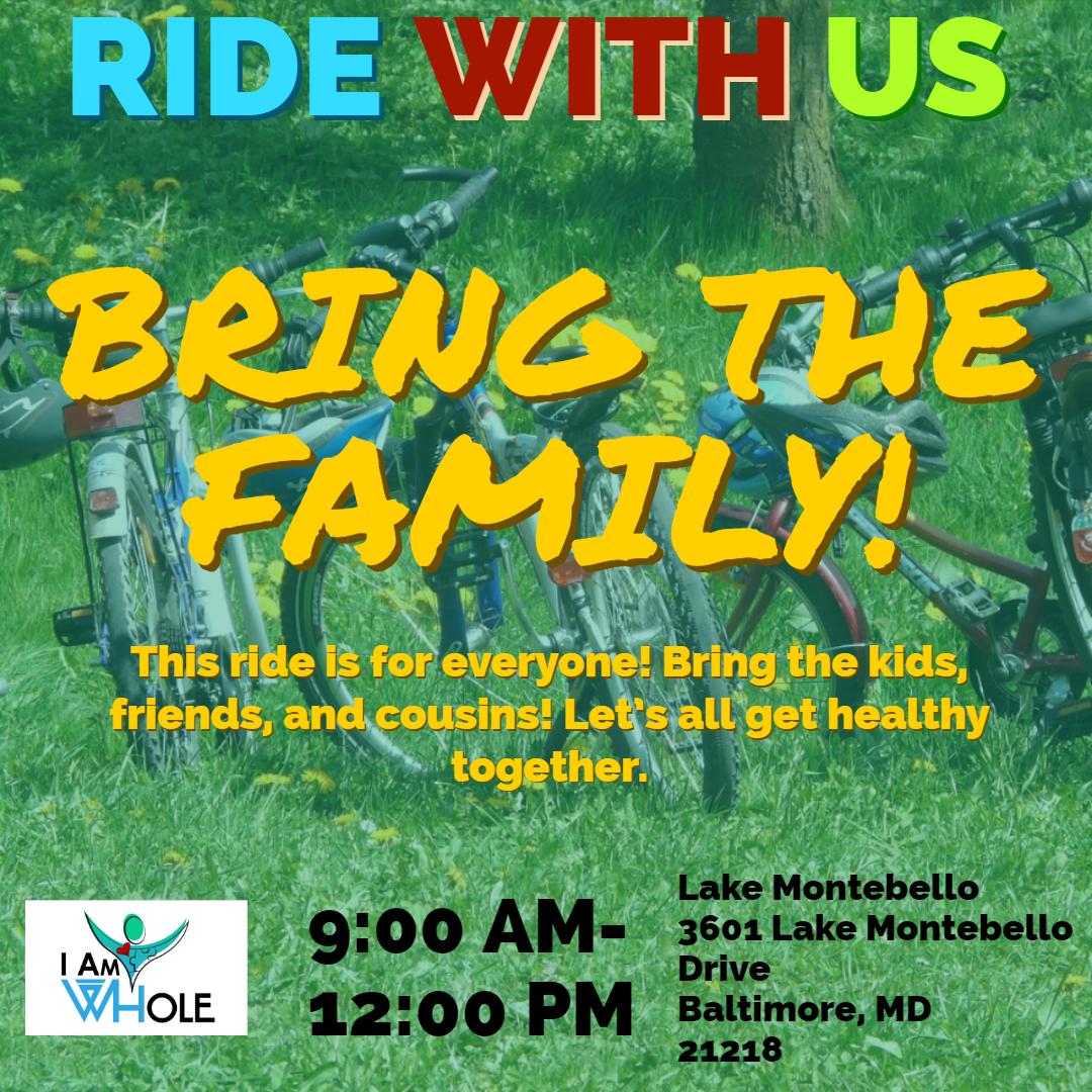 #Wellness is a community AND #family effort! Come #ride, #walk, or jog with us this Saturday! First 15 bikes are on us! Get your tickets here: bit.ly/RidewithusIAW