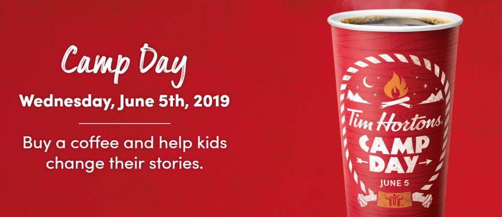 Join us on #CampDay next week at these locations! <a href="/TimHortons/">Tim Hortons</a> 

Cordell: 250 Erie St S at 7am
Chris Lukas: 939 Wyandotte St W at 8am
Morgan: 2390 Walker Rd at 11am