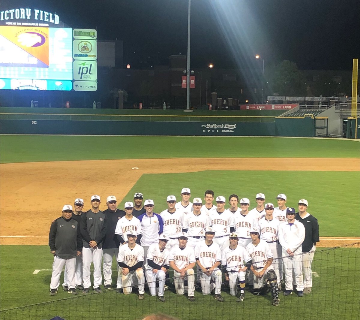 GuerinBaseball's tweet photo. Eagles want to thank ALL our fans for their support! Many highlights!

- 18 wins overall
- Reg. season Co-Champs of @circlecityconf
- Played @PurdueBaseball @NDBaseball and Victory Field, home of the @indyindians

Can’t wait for summer workouts &amp; continuing to build the program! https://t.co/lAzsrPDmpG