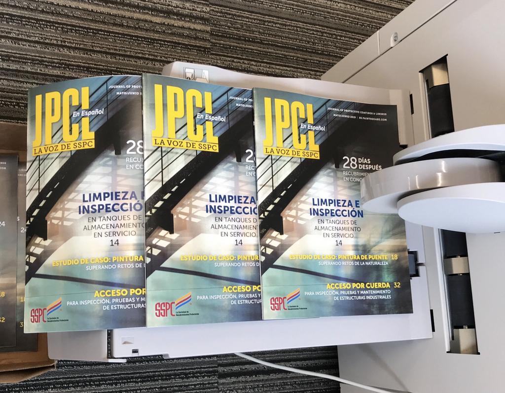 JPCLjournal's tweet image. JPCL is now in Spanish! The inaugural edition of JPCL in Español May / June is already in print, follow @jpcles for more information on our social networks! / #JPCL #JPCLenespañol #jpcles #recubrimientos #sspc #inspeccion #limpiezaabrasiva #tanques #accesoporcuerda #energia