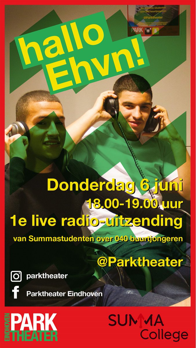 Marjon38's tweet photo. In februari startte ik met @klaasse en Jantine Hoekstra een nieuw project met @summacollege studenten en zie hier ... we gaan bijna live uit @Parktheater ! #trots #socialeinnovatie #SDG #createimpacttogether https://t.co/eFbVTc6unA