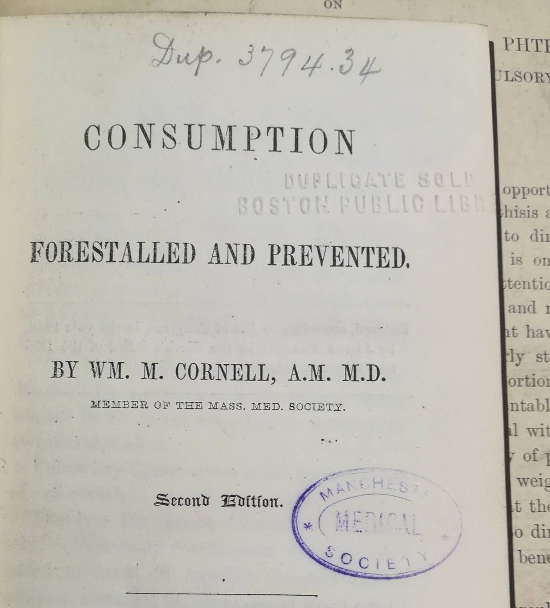 ManMedProject's tweet photo. From Boston to Manchester! 🇺🇸 🇬🇧 The Manchester Medical Society library had strong American links in the 19th century. Honorary Librarian Thomas Windsor sourced numerous duplicates from @Surgeon_General and @BPLBoston many are now the only UK copies #ManMedProject #histmed https://t.co/x2rKpm8KLu