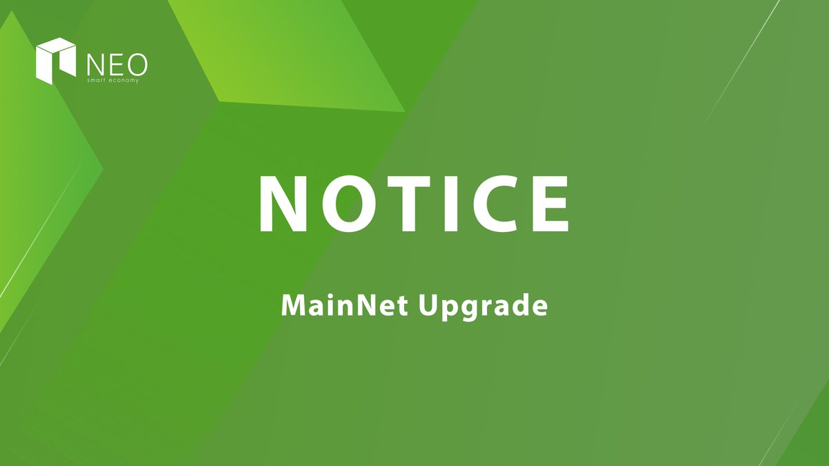 Neo_Blockchain's tweet image. 📢NEO MainNet Upgrade Notice!!!

Please find the details via the link below,
neo.org/blog/details/4…