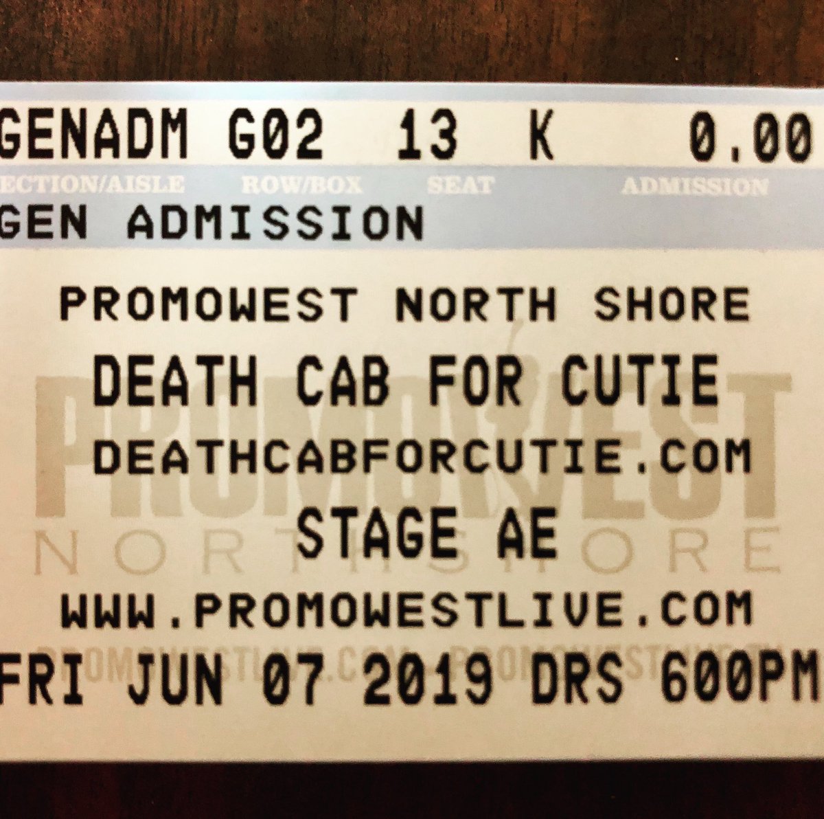 TheClubhouseGib's tweet photo. Join us and Coors Light this Thursday, May 30th!! We will be giving away 25 sets for the Death Cab for Cutie show at Stage AE! https://t.co/9z11ZyiIJR