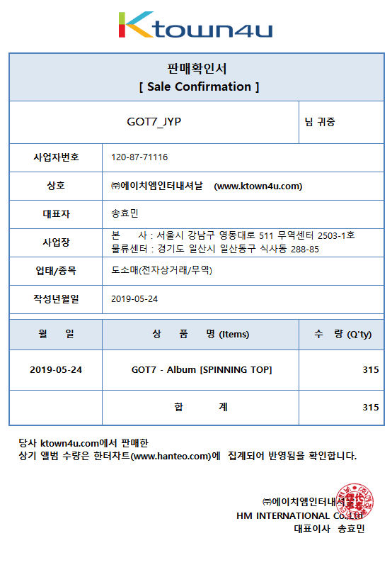 [NON-RETURN ALBUM FUNDRAISING]
We have raised 3150$ and 315 albums were bought last week on 24th May.
All albums are counted towards first week sales. 
Special thanks to <a href="/Aifeng_GOT7team/">Aifeng_GOT7</a> for helping us! 
Thank you to all donors for supporting us!

#GOT7 <a href="/GOT7Official/">GOT7</a>