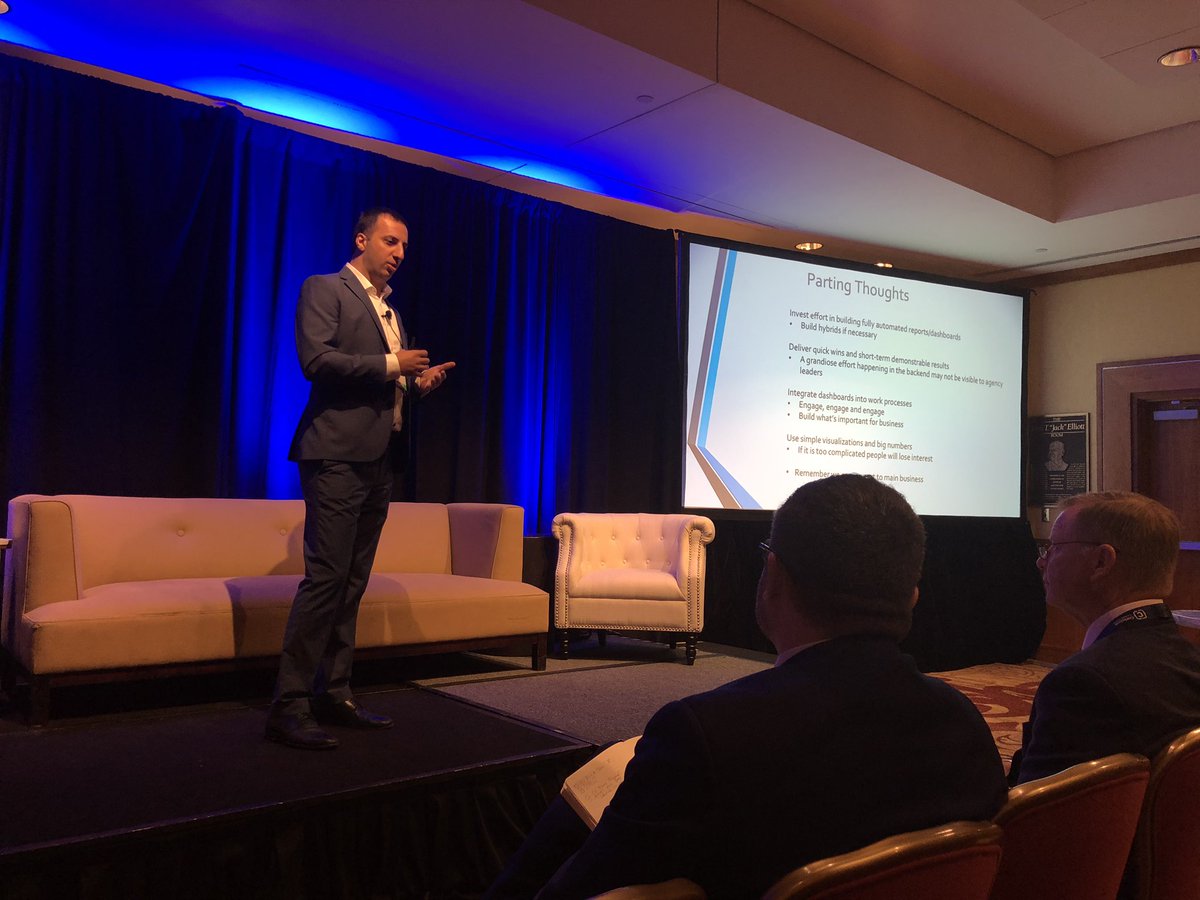 dshahman's tweet photo. Great kickoff discussion at #CDAOGov from Vasil Jaiani, who leads performance, data, and analytics for DC’s DPW. I especially appreciate his focus on use cases and outcomes. Doesn’t matter if the visualization is pretty if it doesn’t drive outcomes! @IndianaMPH https://t.co/tnilZ1t6CF