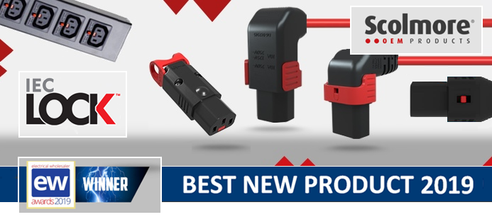 PDUChoice's tweet photo. #IECLock WON 'Best New Product' at the #ElectricalWholesalerAwards 2019.
The #ScolmoreGroup is delighted to have won this award this year for its IEC Lockโข range of unique, patented IEC locking connectors. (Locking Cables)
#AwardWinning #BestNewProduct #TotalPowerControl https://t.co/UyU6iFZujh