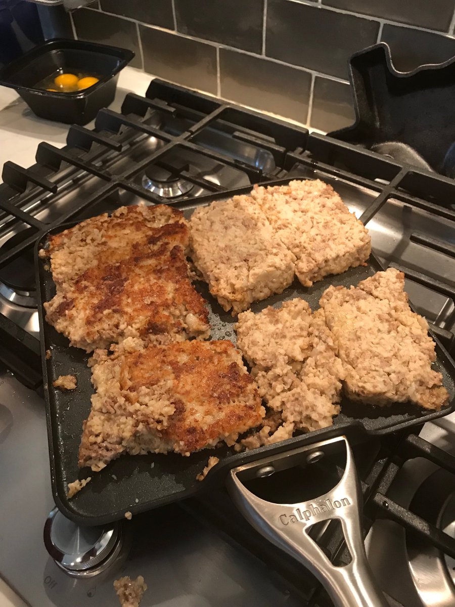 When you visit relatives whose family is also originally from Cincinnati, what do you have for breakfast......goetta!!!!